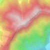 Phu Chi Fa Viewpoint topographic map, elevation, terrain