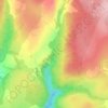 Sgwd Uchaf Clun Gwyn topographic map, elevation, terrain