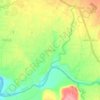 Iglau-an topographic map, elevation, terrain