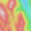 Murrindindi Cascades topographic map, elevation, terrain
