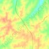 Enid topographic map, elevation, terrain