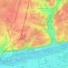 Les Quarts de Mosny topographic map, elevation, terrain