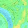 Phapho topographic map, elevation, terrain