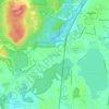 Sharon Heights topographic map, elevation, terrain