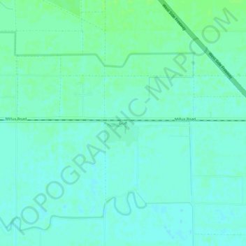 Gulf topographic map, elevation, terrain