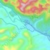 Detian Falls topographic map, elevation, terrain