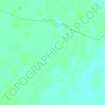 Mafuta topographic map, elevation, terrain