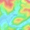 Llanfihangel-y-pennant topographic map, elevation, terrain