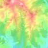 Costean topographic map, elevation, terrain