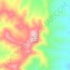 Mount Bryan topographic map, elevation, terrain