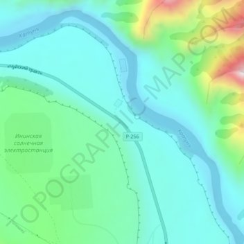 699-й км Чуйского тракта topographic map, elevation, terrain
