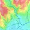 Highbury topographic map, elevation, terrain