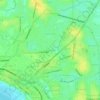 Sibounheuang topographic map, elevation, terrain