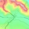 Cerro Tromen o Mamuil Malal topographic map, elevation, terrain