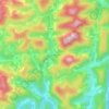 São Miguel topographic map, elevation, terrain