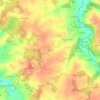 L'Aubier topographic map, elevation, terrain