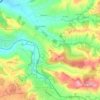Lecchi topographic map, elevation, terrain