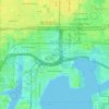 Albion topographic map, elevation, terrain