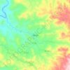 Alauca topographic map, elevation, terrain