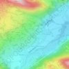 Éas topographic map, elevation, terrain