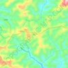 Kigeme topographic map, elevation, terrain