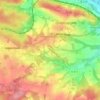 Große Heide topographic map, elevation, terrain