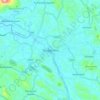 Thodupuzha topographic map, elevation, terrain