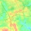 Fortson topographic map, elevation, terrain