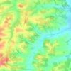 Au Pouy topographic map, elevation, terrain