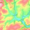 Cynwyl Elfed topographic map, elevation, terrain