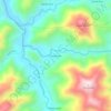 Santorum topographic map, elevation, terrain