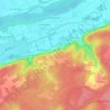 Le Belveder topographic map, elevation, terrain