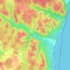 Widewater topographic map, elevation, terrain