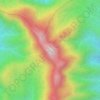Cerro Picacho topographic map, elevation, terrain