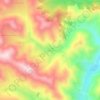 Hacılar topographic map, elevation, terrain