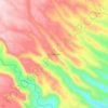 El Chirimoyo topographic map, elevation, terrain