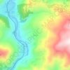 Zhelen topographic map, elevation, terrain