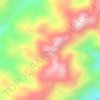 Buttu Pelosian topographic map, elevation, terrain