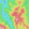 Buntu Polongga topographic map, elevation, terrain