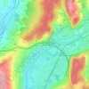 Röttelnweiler topographic map, elevation, terrain