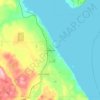 Haileybury topographic map, elevation, terrain