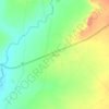 Selous topographic map, elevation, terrain