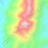Buttu Padangpadang topographic map, elevation, terrain