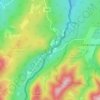 Łysa Polana topographic map, elevation, terrain