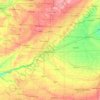 Allen topographic map, elevation, terrain