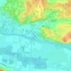 Les Épinettes topographic map, elevation, terrain