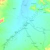 Muang Sing topographic map, elevation, terrain