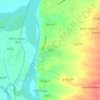 Bagan topographic map, elevation, terrain