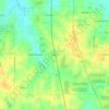 Aldens topographic map, elevation, terrain