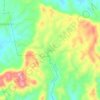 Tulos topographic map, elevation, terrain